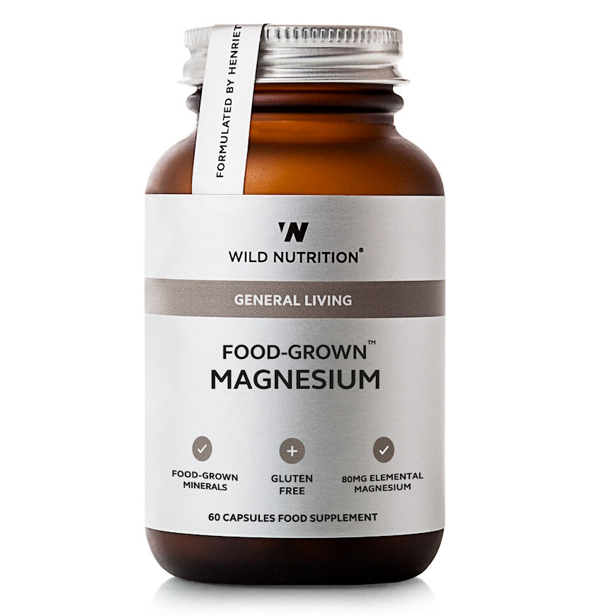 Wild Nutrition General Living Food-Grown® Magnesium - 60 Capsules